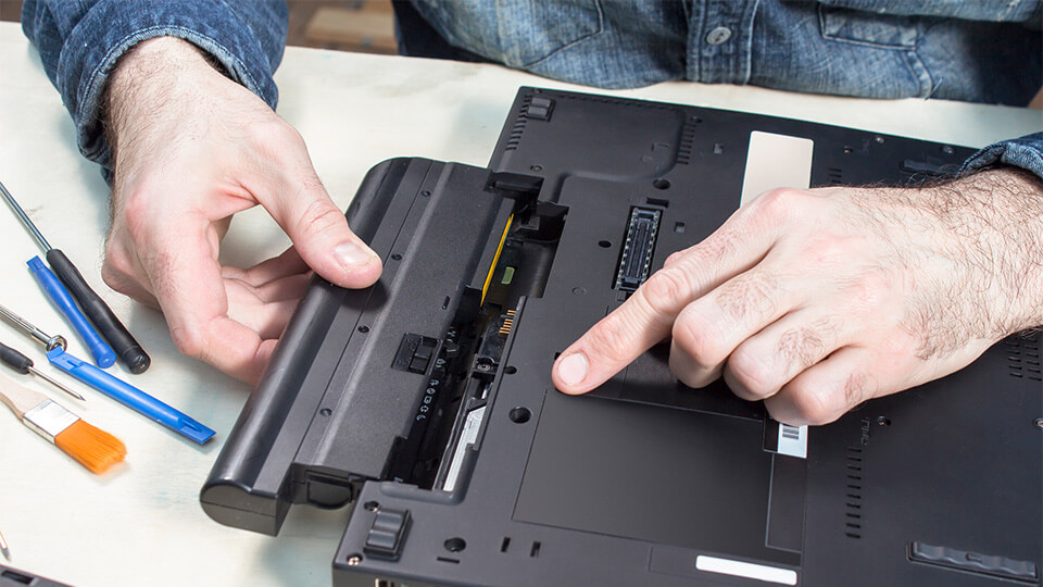 How to recycle a laptop battery